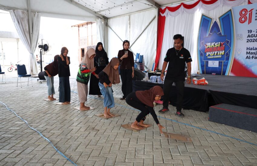 Lomba Estafet Kardus Aksi Merah Putih HUT ke-81 RI, Simbol Gotong Royong dan Kebersamaan