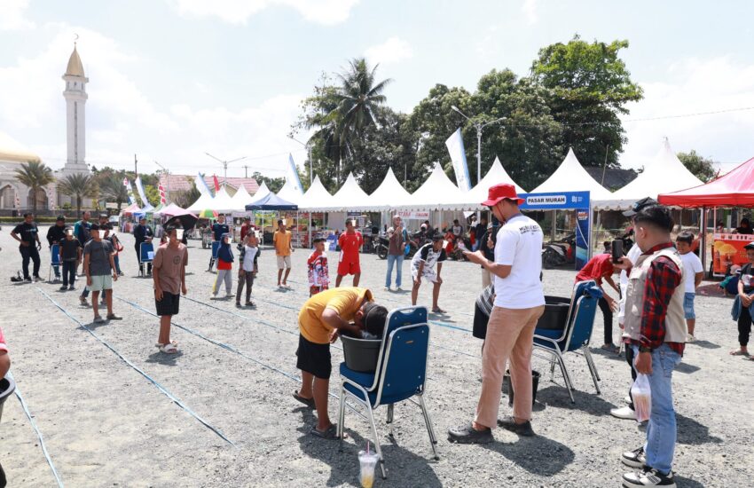 Lomba Estafet Air Meriahkan Aksi Merah Putih HUT ke-81 RI di Tanah Bumbu: Ajang Kekompakan dan Kebersamaan